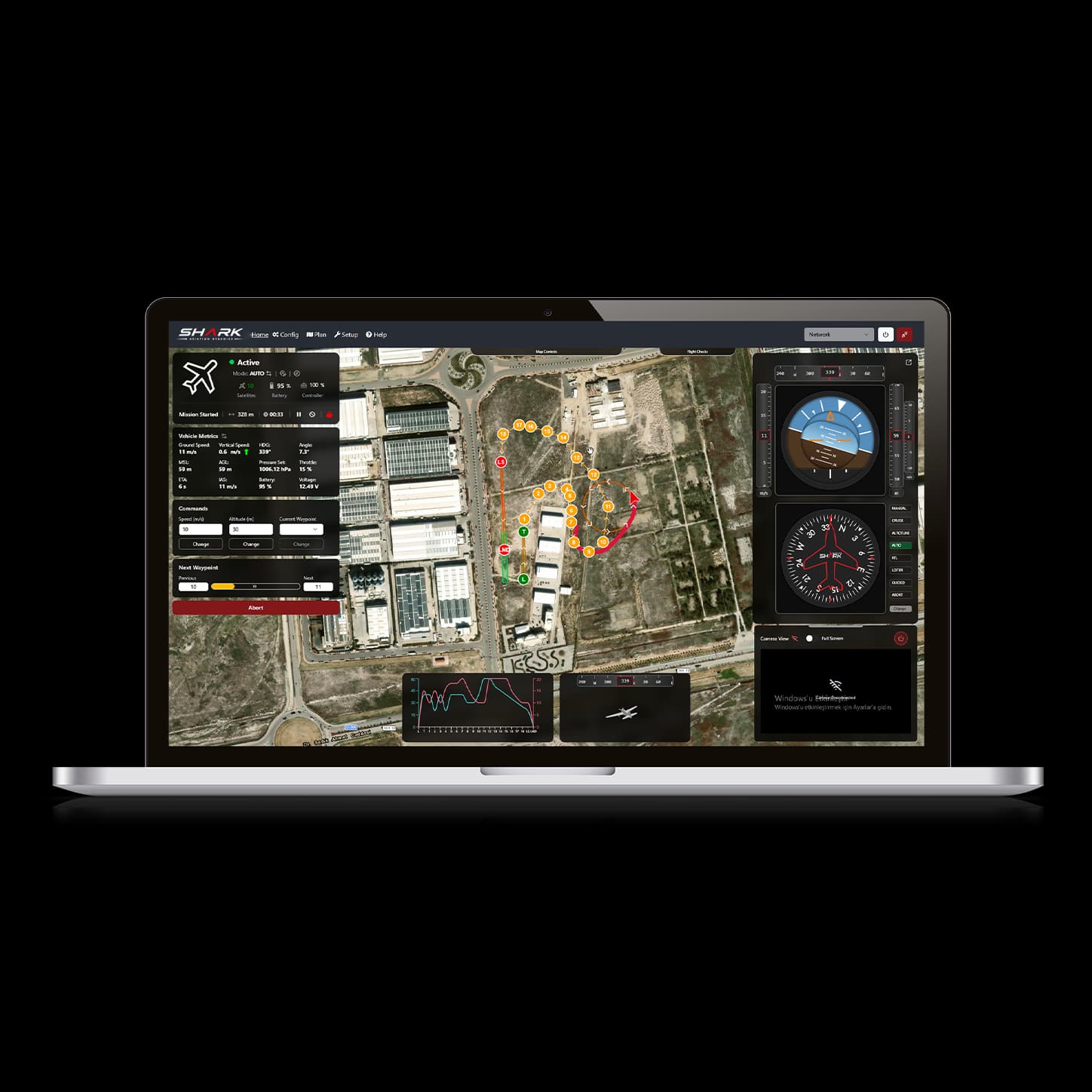 Shark GCS ground control system by Shark Aviation Dynamics