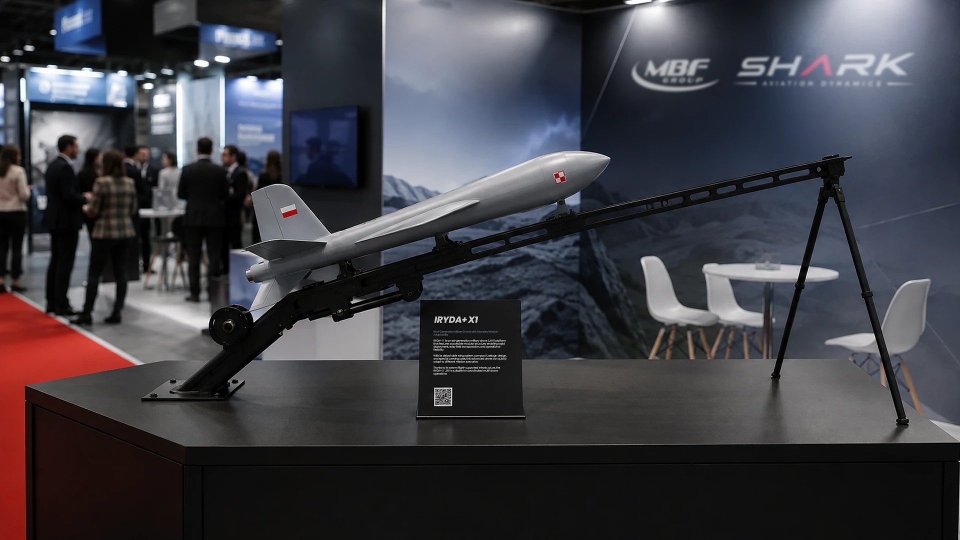 Wojskowy dron IRYDA+ X1 zapowiedziany na europejską prezentację BSP podczas MSPO 2026 w Kielcach